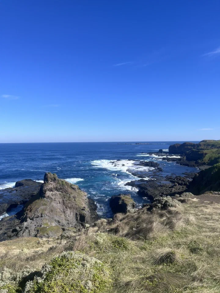 Looking south from Phillip Island in Victoria, Australia